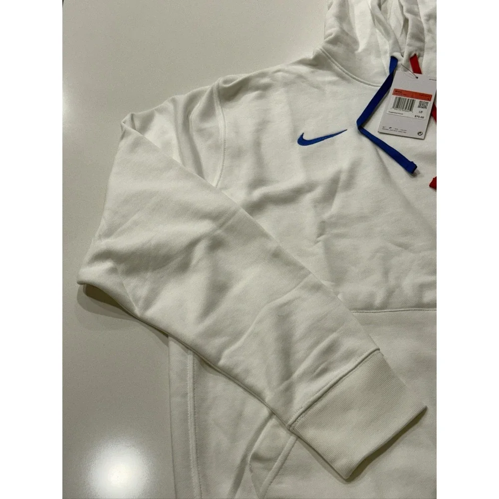 Nike F.C.B. Hoodie DV5563-100 Men's L White F.C. Barcelona Soccer